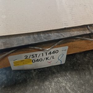 Staal Strekmetaal 114x40x4x4 mm - Afbeelding 2